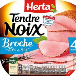 Herta 4Tr Tendre Noix Broche -25% Sel