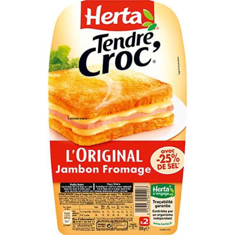 Herta Tendre Croque -Sel 2X100G