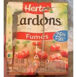 Herta 2X75G Lardons Fumées -25% De Sel