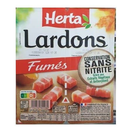 Herta 2X75G Lardons Fumées Sans Nitrite