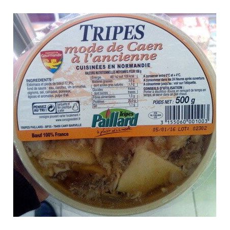 Paillard 500G Tripes A Lancienne
