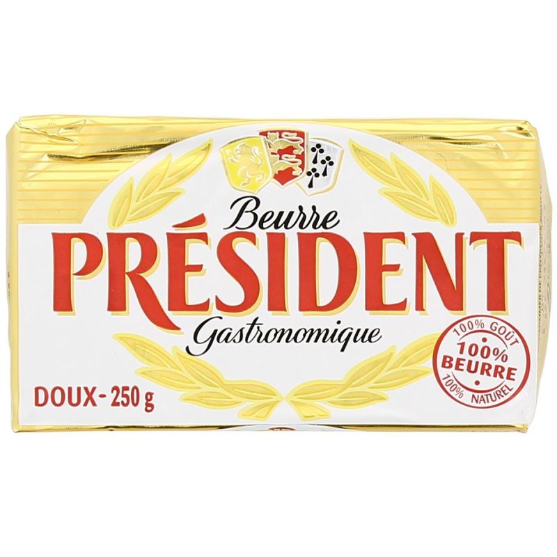 President 250G Beurre Plq 82% Dx Pdt