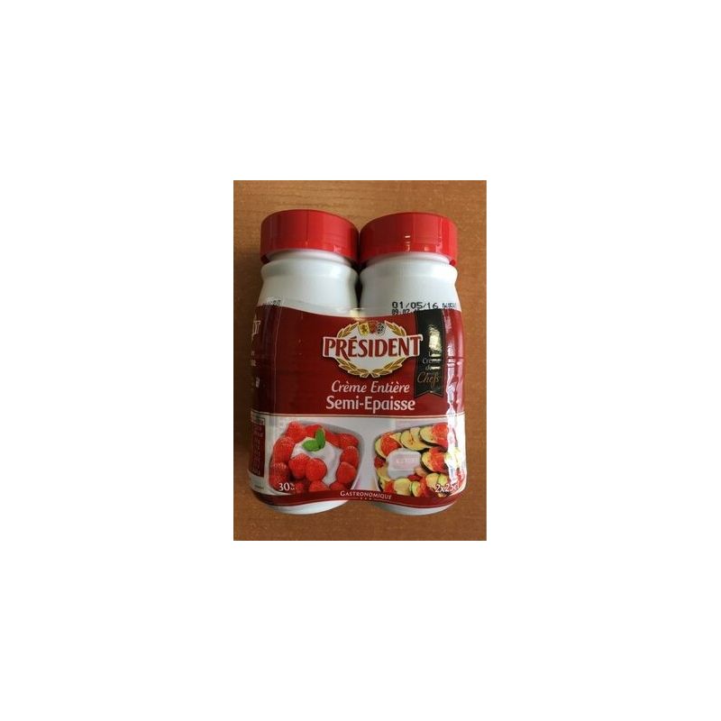 President Pdt Creme Uht Se 30% Bt 2X25Cl