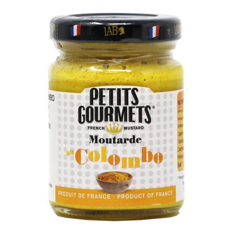 Pt Gourmet Petits Gourmets Moutarde Colombo 100G