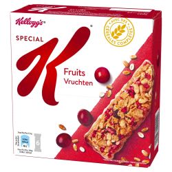 Kellogg'S Barres Céréales Fruits Rouges : Les 6 De 21,5 G