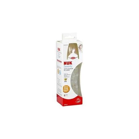 Nuk Bib.Serenty+Ver.240Ml 0/6M