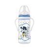 Tigex Intuition Biberon Avec Poignée Transparent Motif Mickey Minnie 300 Ml Taille +6 Mois