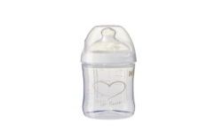 Nuk Biberon Blanc Col Large 150 Ml 0 À 6 Mois : Le