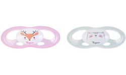 Tigex Soft Touch Set De 2 Sucettes Taille 0-6 Mois