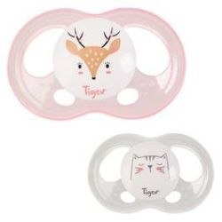 Tigex Sucette Physiologique Silicone 6 À 18 Mois : Le Lot De 2 Sucettes