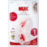 Nuk Sucette Physiologique Silicone T1 : Le Lot De 2 Sucettes