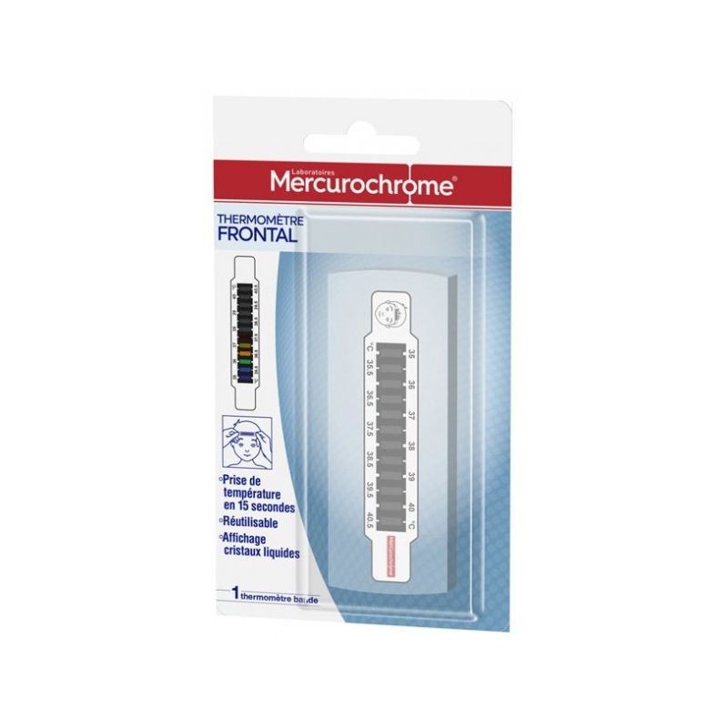 Mercurochrome Thermomètre Frontal En Bande