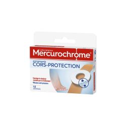 Mercurochrome Pansements Cors-Protection : La Boite De 12