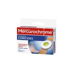 Mercurochrome Pansements Coricides : La Boite De 12