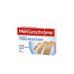 Mercurochrome Pansement 3 Tailles : La Boite De 40 Pansements