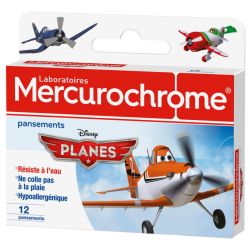 Mercurochrome 12 Pansements Planes