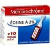 Mercurochrome Eosine 2% X10 Unidoses Steriles De 2Ml