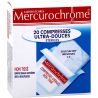 Mercurochrome Compresses Stériles 7,5X7,5Cm : La Boite De 20