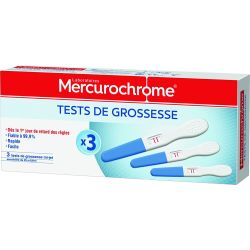 Mercurochrome Test De Grossesse : La Boîte 3 Tests