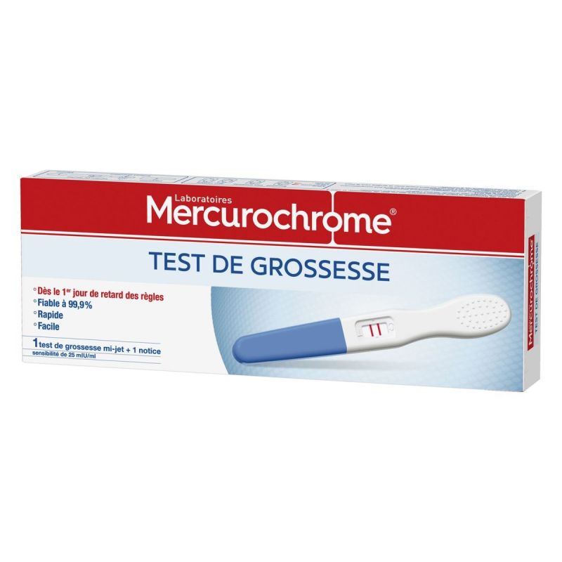 Mercurochrome Test De Grossesse : La Boîte D'1