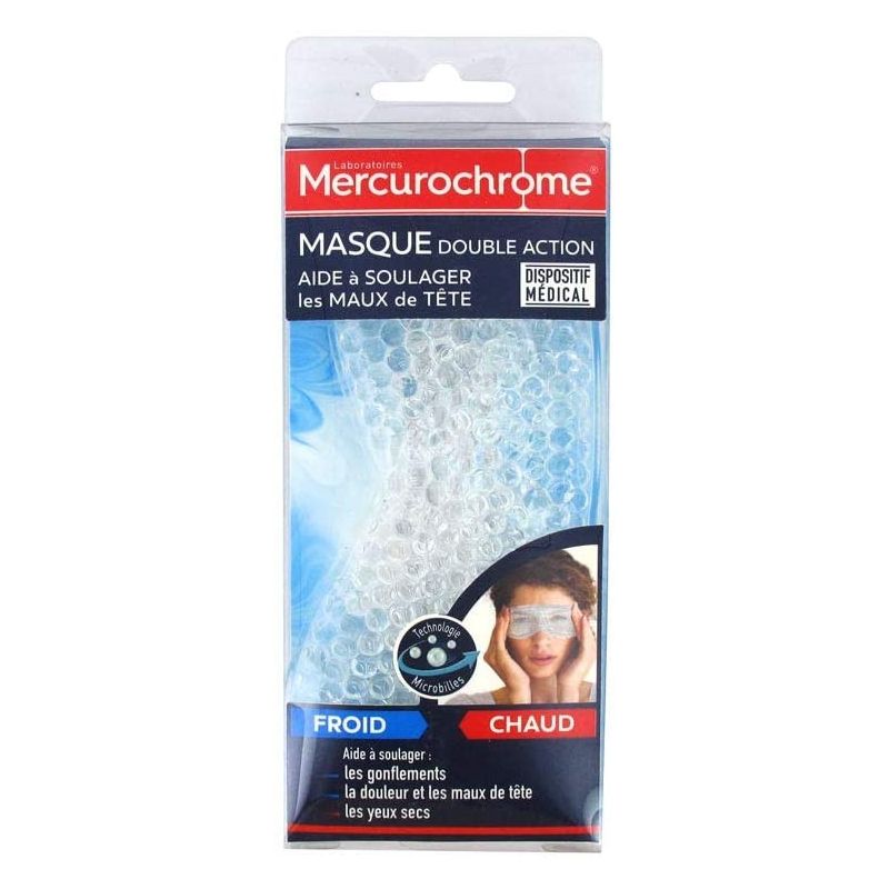 Mercurochr Mercurochrome Masque Double Action Poche Chaud Froid