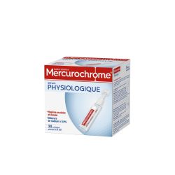 Mercurochrome Sérum Physiologique Hygiène Oculaire Et Nasale : Les 30 Unidoses De 5 Ml