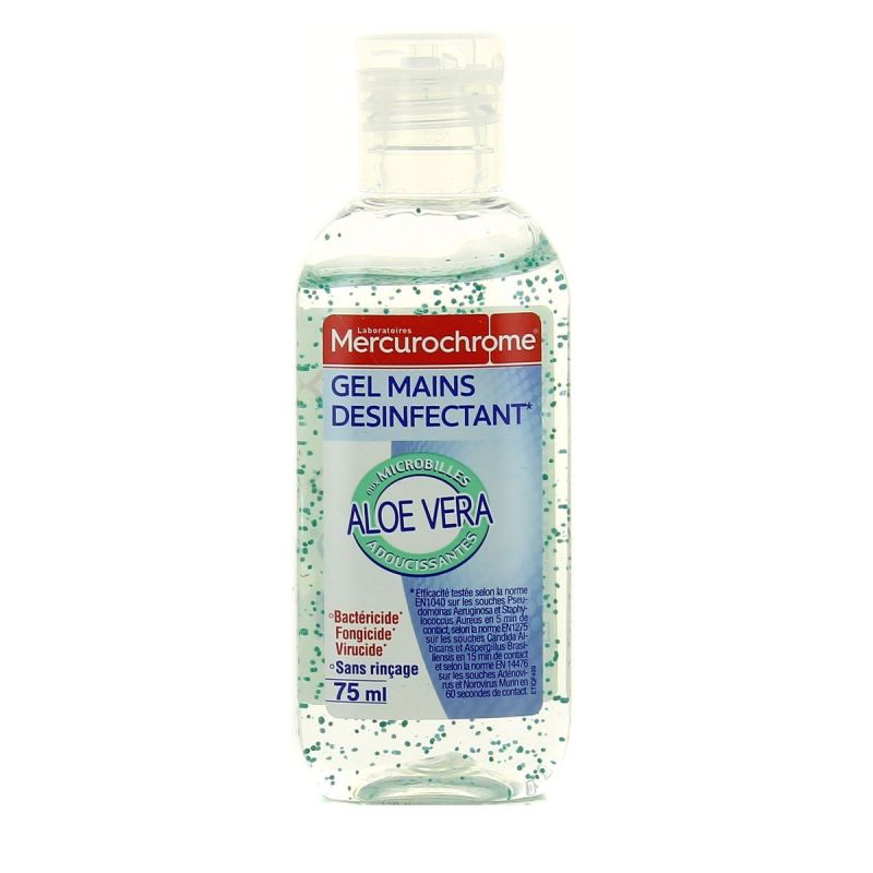 Mercurochrome Mercu Gel Mains Desinf.Bil75Ml