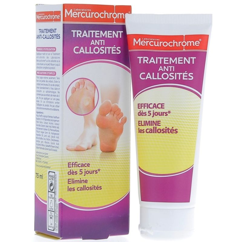 Mercurochrome Traitement Anti-Callosités - Tube De 75 Ml
