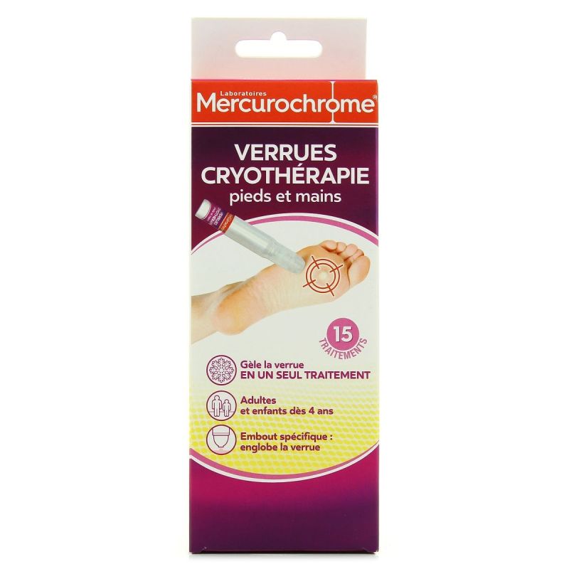 Mercurochrome Cryotherapie Verrues 38Ml