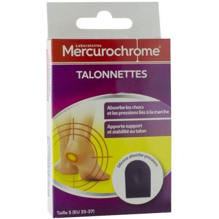 Mercurochr Mercurochrome Talonettes Silicone, Taille M X2