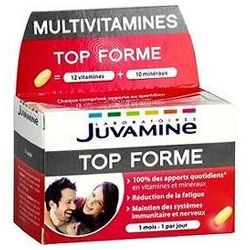 Juvamine 30 Comprimes Multivitamines Top Forme