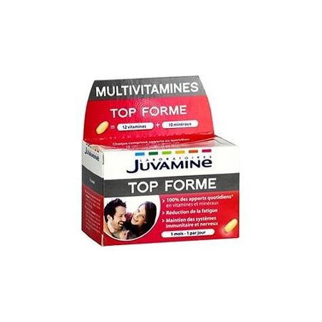 Juvamine 30 Comprimes Multivitamines Top Forme