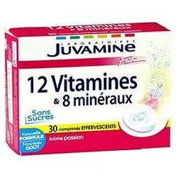 Juvamine Fizz Vitamines+Minero 30 Comprimes Effervescents