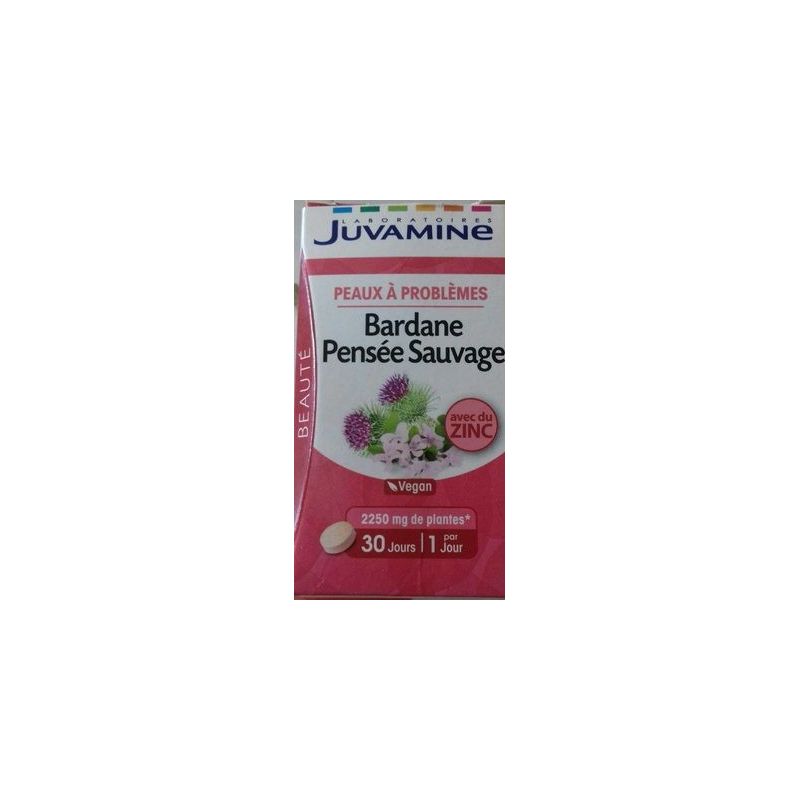 Juvaphyto 30 Cps Bardane Pensee Zinc