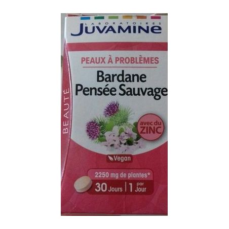 Juvaphyto 30 Cps Bardane Pensee Zinc