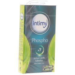 Intimy Préservatif Phosphorescent Lubrifié Boite De 7