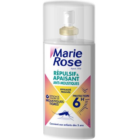 Marie Rose Anti-Moustiques Répulsif & Apaisant : Le Spray De 100 Ml