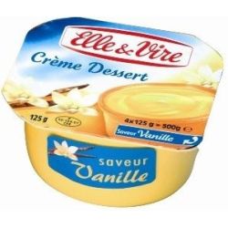 Elle & Vire 4X125G Creme Dessert Vanille