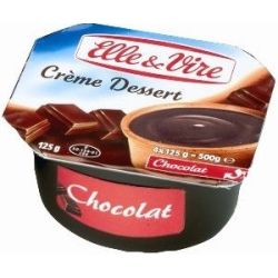 Elle & Vire 4X125G Creme Dessert Chocolat