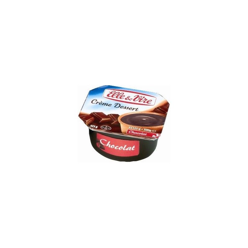 Elle & Vire 4X125G Creme Dessert Chocolat