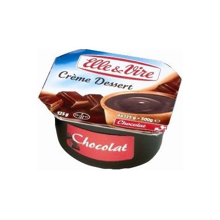 Elle & Vire 4X125G Creme Dessert Chocolat
