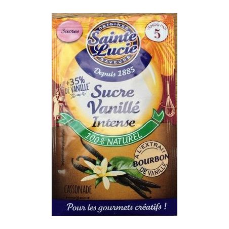 Sainte Lucie Sucre Vanillé Cassonnade À L'Extrait De Vanille Bourbon 5,4%