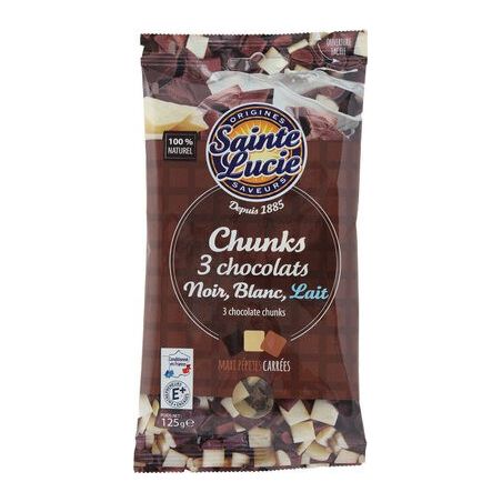 Sainte Lucie 125G Chunks 3 Chocollierats Ste