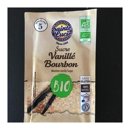 Sainte Lucie Sucre Vanillé Bourbon 5 Sachets Bio