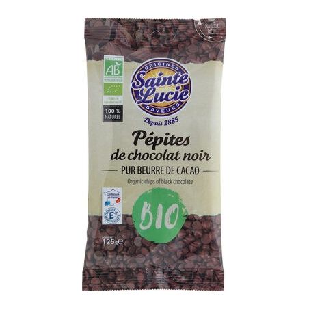 Sainte Lucie Pépites De Chocolat Noir "Pur Beurre Cacao" Bio