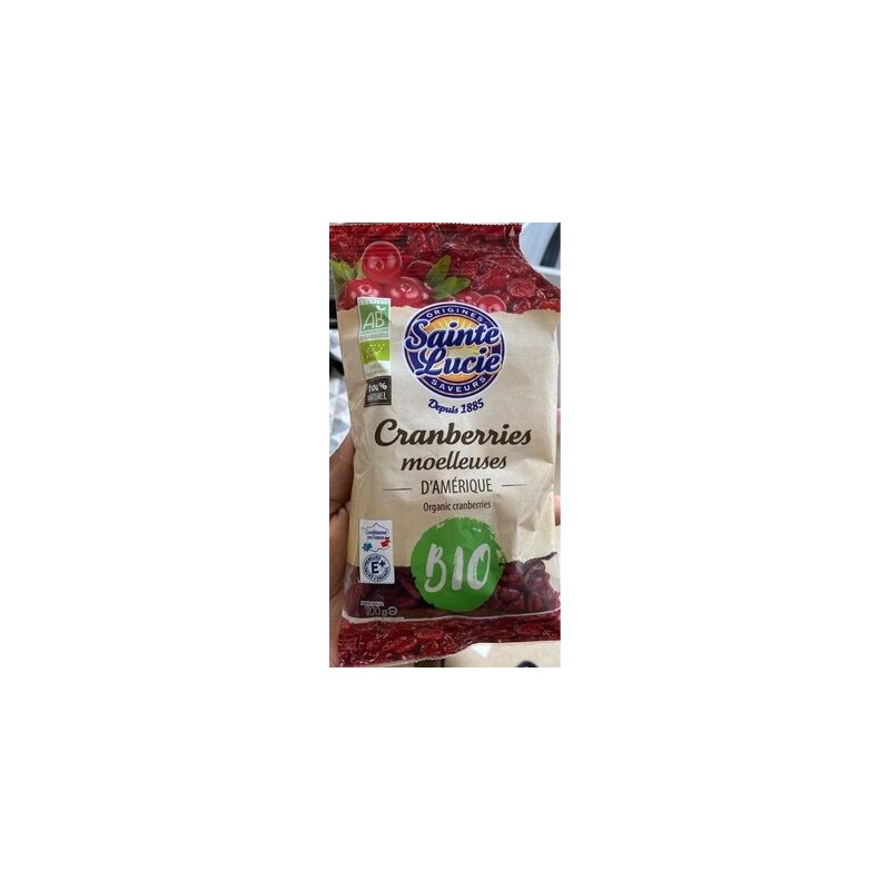 Sainte Lucie Cranberries Bio Sachet De 100G*