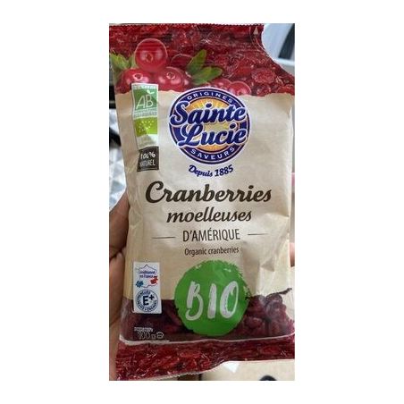 Sainte Lucie Cranberries Bio Sachet De 100G*