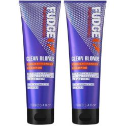 Fudge Clean Blonde Dam Rew V-Toning 2X250Ml Set