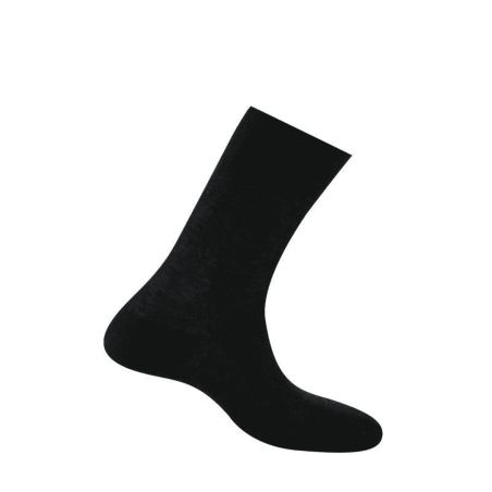 Kindy Chaussettes Hommes Pur Fil D'Ecosse Pieds Sensibles Noir 44/46