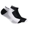 Kindy Pack De 2 Paires D'Invisibles Sport Femme Jersey 37/41 Blanc-Noir